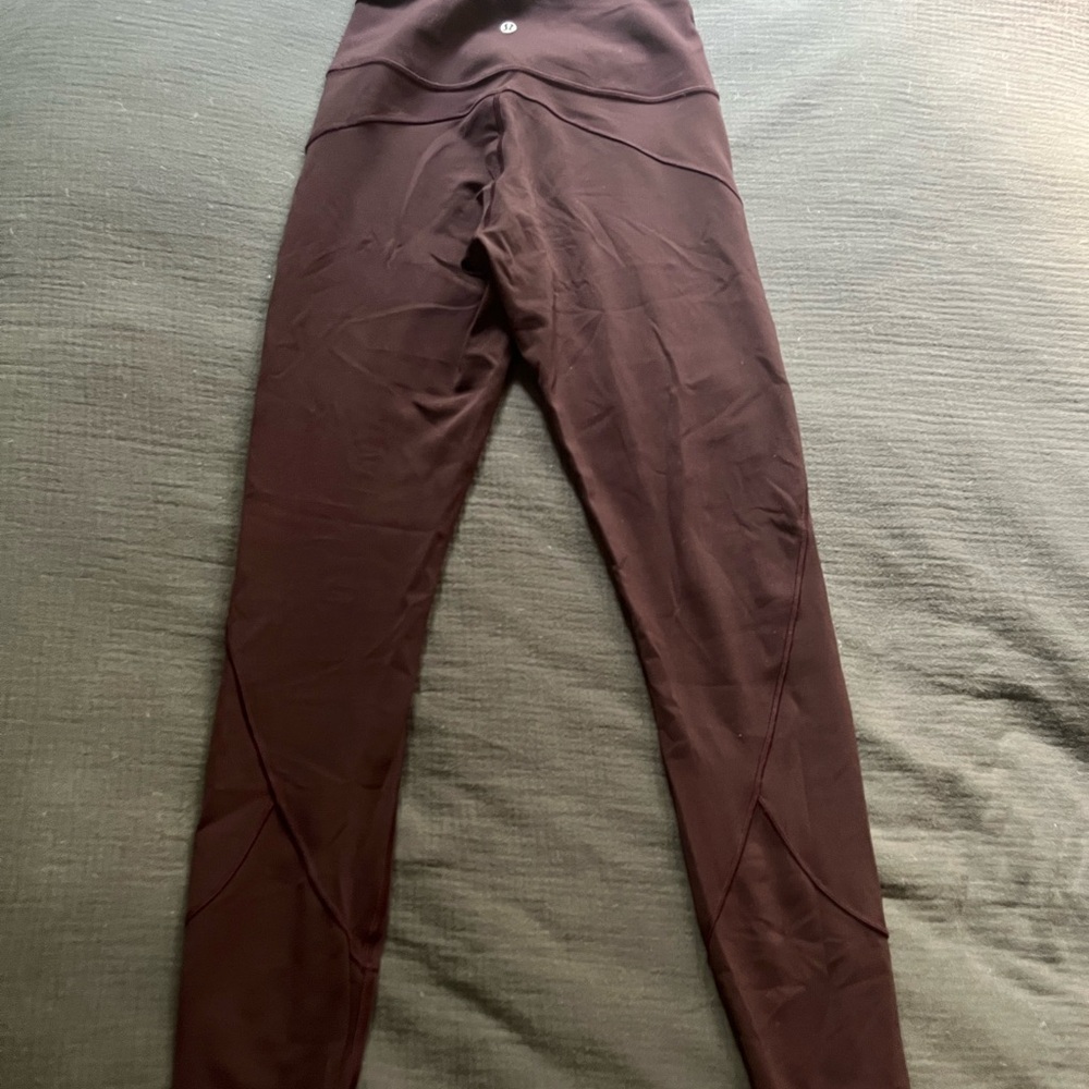 lululemon athletica Burgundy Leggings